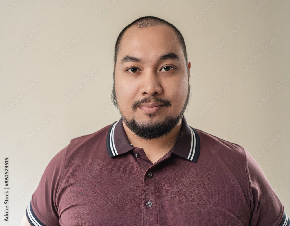 Obraz premium Studio Portrait of Young Handsome Man