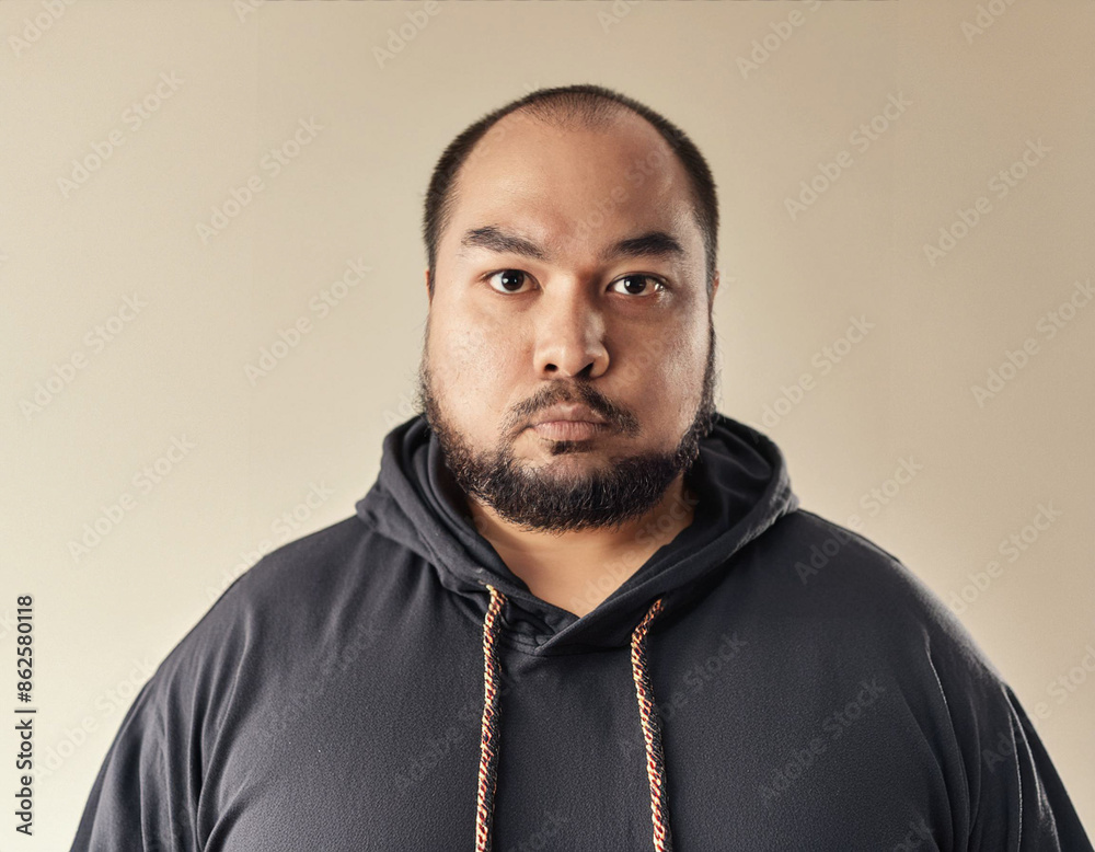 Obraz premium Studio Portrait of Young Handsome Man