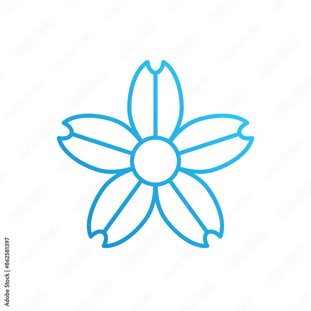 Cherry Blossom vector icon Cherry Blossom vector icon