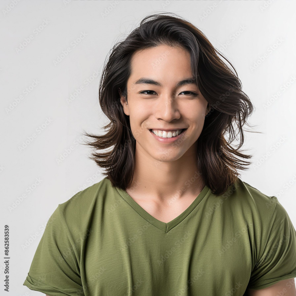 Studio Portrait of Young Handsome Man Studio Portrait of Young Handsome Man