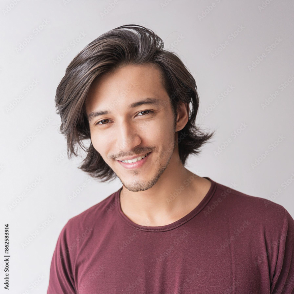 Studio Portrait of Young Handsome Man Studio Portrait of Young Handsome Man