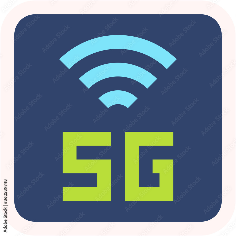 Vector Icon 5G sign, Technology, 5G, internet, wireless Vector Icon 5G sign, Technology, 5G, internet, wireless