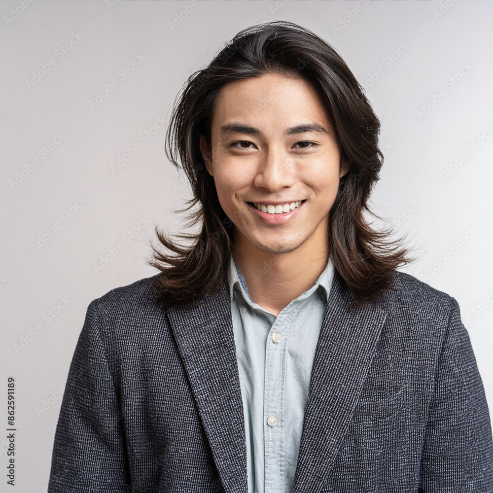 Studio Portrait of Young Handsome Man Studio Portrait of Young Handsome Man