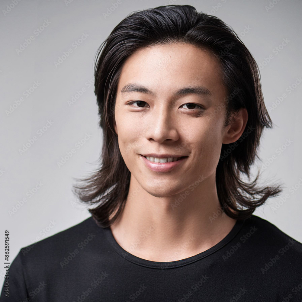 Studio Portrait of Young Handsome Man Studio Portrait of Young Handsome Man