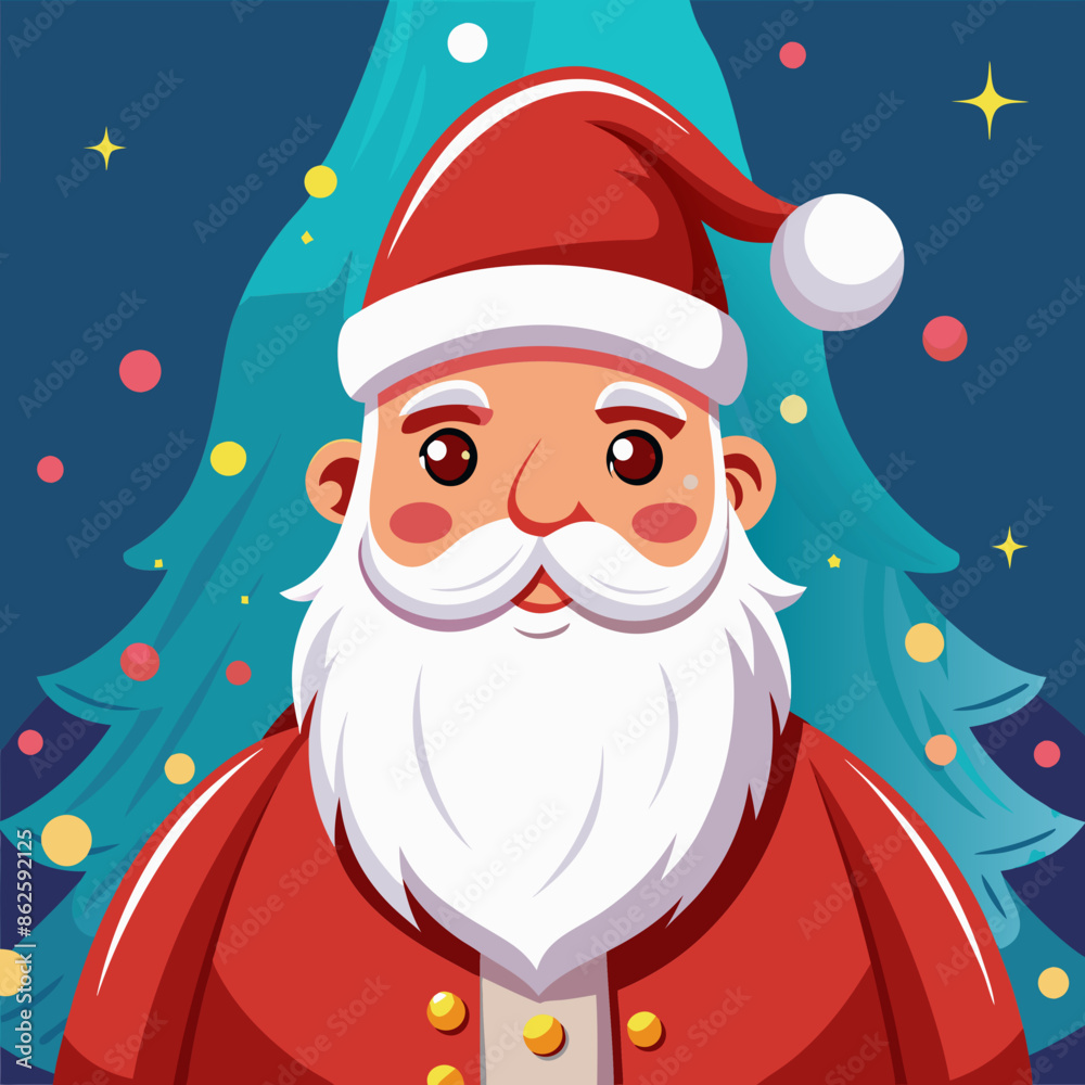 cartoon illustration of santa claus cartoon illustration of santa claus
