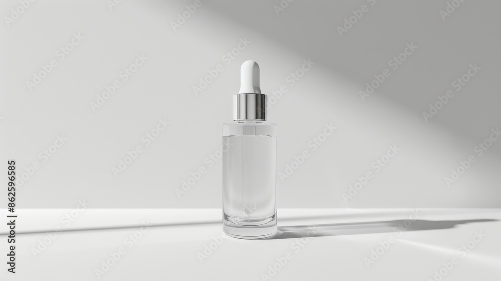 Transparent Perfume Bottle with Shadows Transparent Perfume Bottle with Shadows