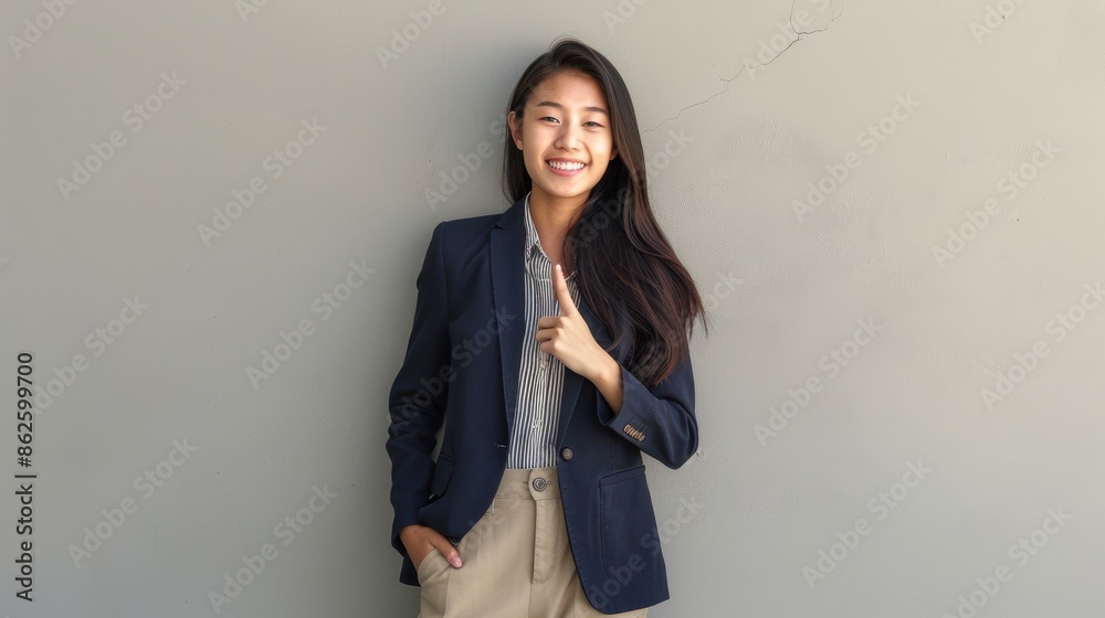 The happy professional woman The happy professional woman