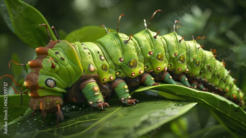 The Unique Saddleback Caterpillar photo