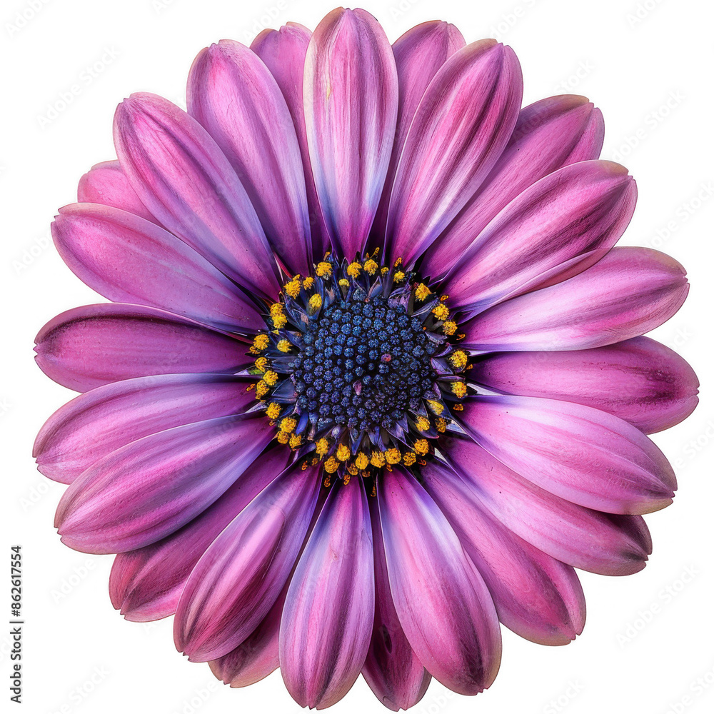 Pink Flower with Yellow and Purple Center Pink Flower with Yellow and Purple Center