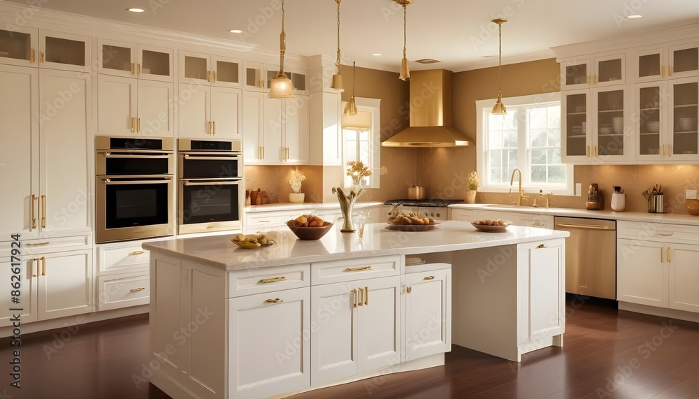 Fototapeta premium Photo interior modern design room 3d illustration