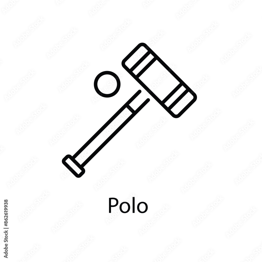 Fototapeta premium Polo vector icon