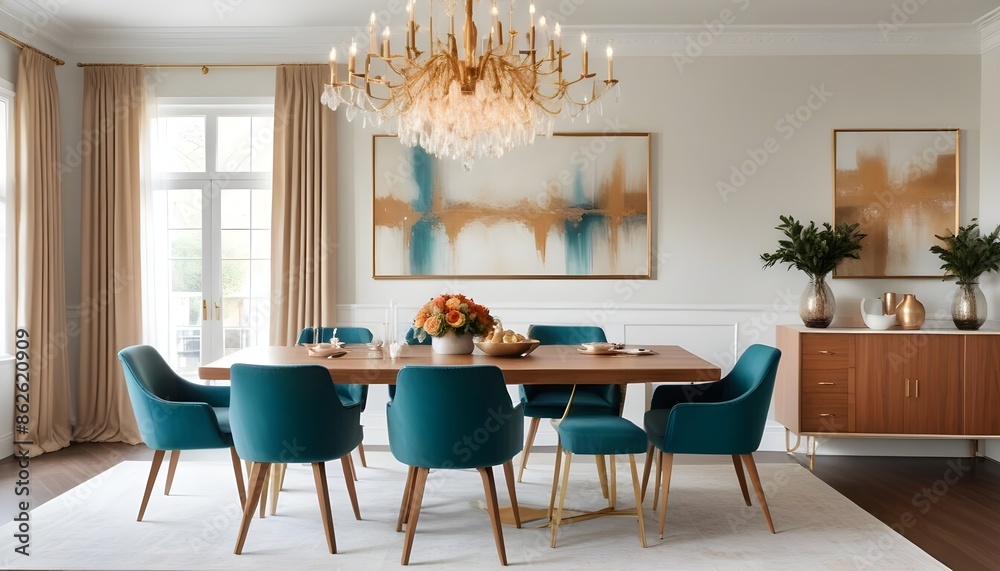 Photo interior modern design room 3d illustration