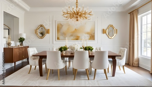 Photo interior modern design room 3d illustration