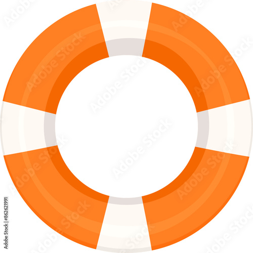 lifebuoy, safety ring, rescue equipment vector illustration, water safety, emergency element