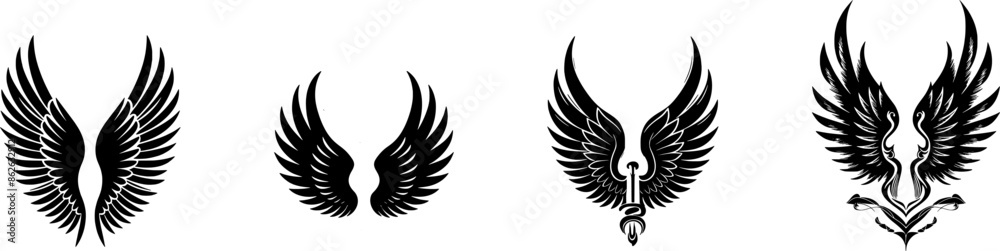 Obraz premium Wings Illustration (6)