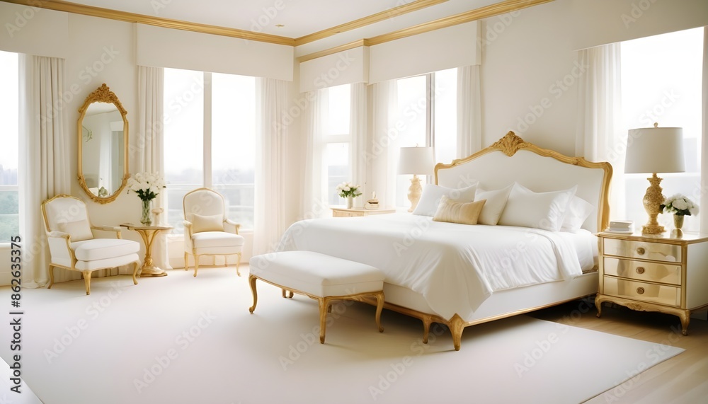 Photo interior modern design room 3d illustration Photo interior modern design room 3d illustration