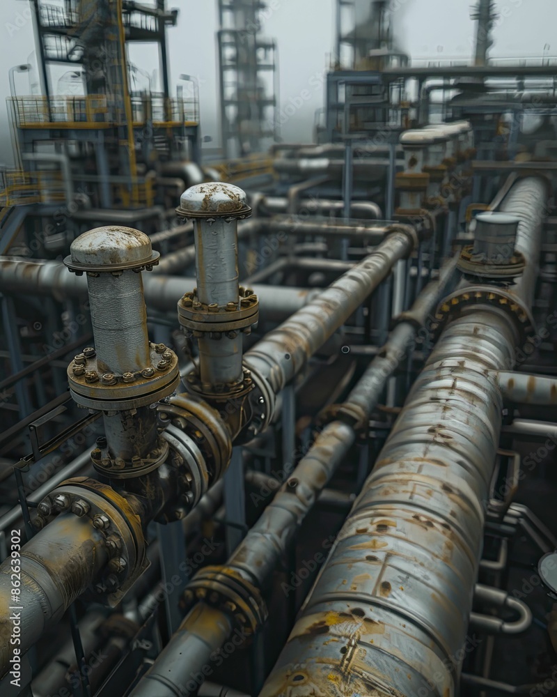 Chemical plant operations with detailed shots of complex machinery and safety protocols, emphasizing industrial precision. Chemical plant operations with detailed shots of complex machinery and safety protocols, emphasizing industrial precision.