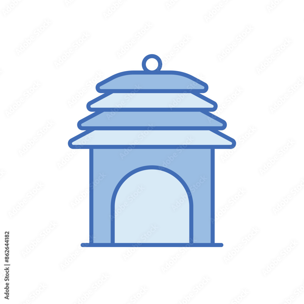 Bird House vector icon Bird House vector icon