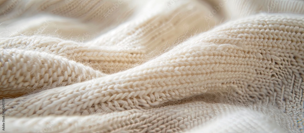 Cashmere texture up close with room for text in the image. Copy space image. Place for adding text and design