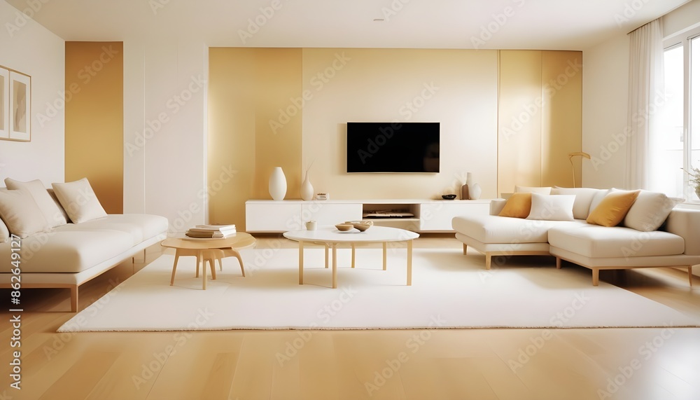 Photo interior modern design room 3d illustration Photo interior modern design room 3d illustration