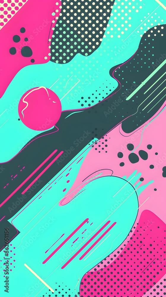Iced green and magenta cartoon style background Iced green and magenta cartoon style background