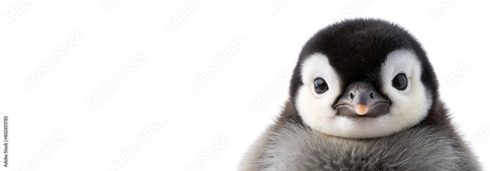 Banner Background: Animal Protection Day. Close up of a penguin. Banner Background: Animal Protection Day. Close up of a penguin.