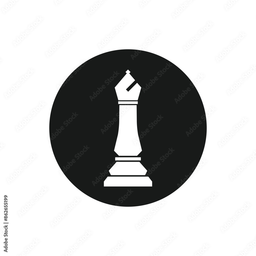 Chess bishop icon sign vector design Chess bishop icon sign vector design