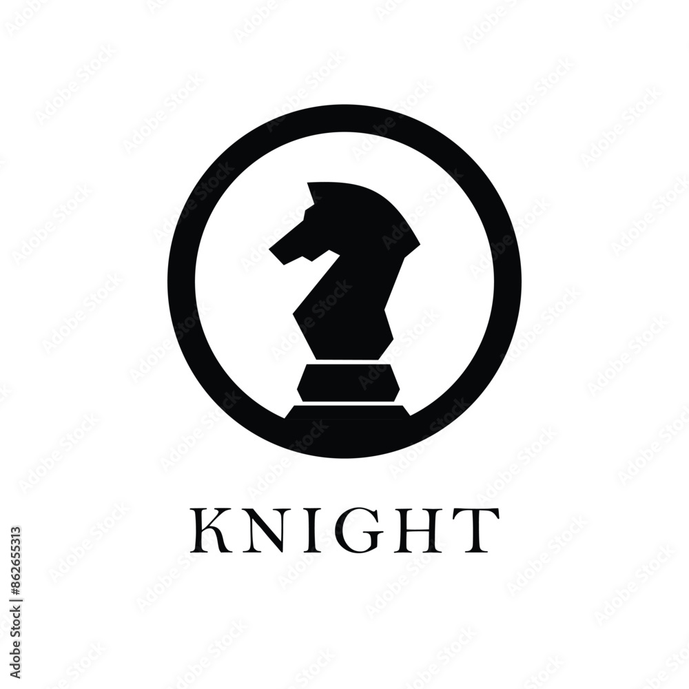 Chess knight icon sign. Vector illustration Chess knight icon sign. Vector illustration