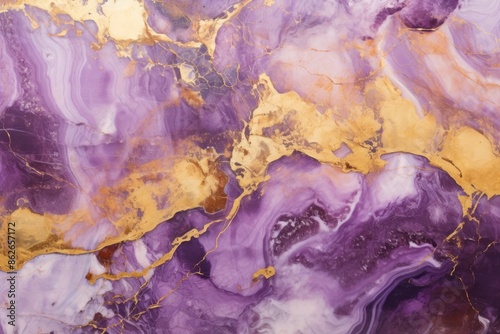 Purple and gold backgrounds gemstone amethyst.