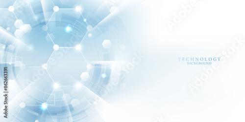Abstract technology background, modern design vector illustration