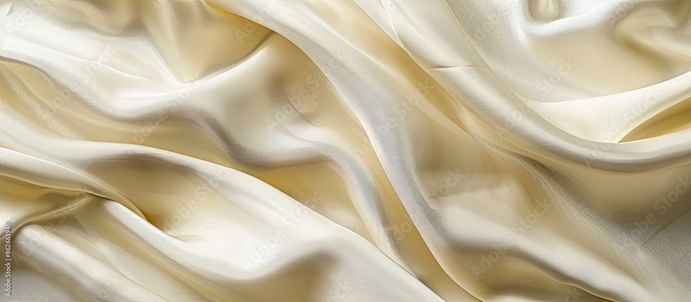 Close-up of a lovely cloth background with a cream color, perfect for adding copy space image within its smooth texture. Close-up of a lovely cloth background with a cream color, perfect for adding copy space image within its smooth texture.