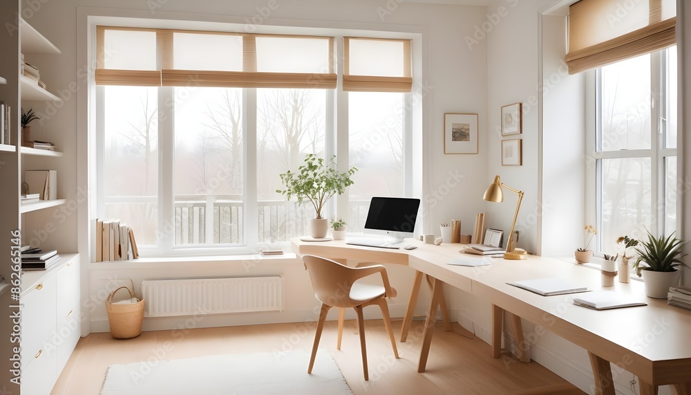 Fototapeta premium Photo interior modern design room 3d illustration