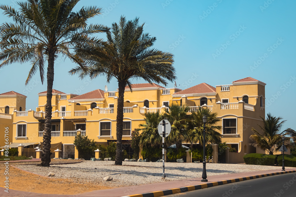 Fototapeta premium villas village in the city. High quality photo