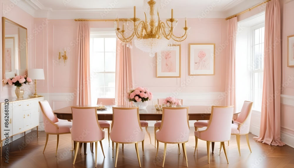 Fototapeta premium Photo interior modern design room 3d illustration