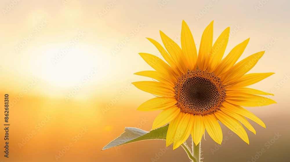 Obraz premium Golden Hour Sunflower