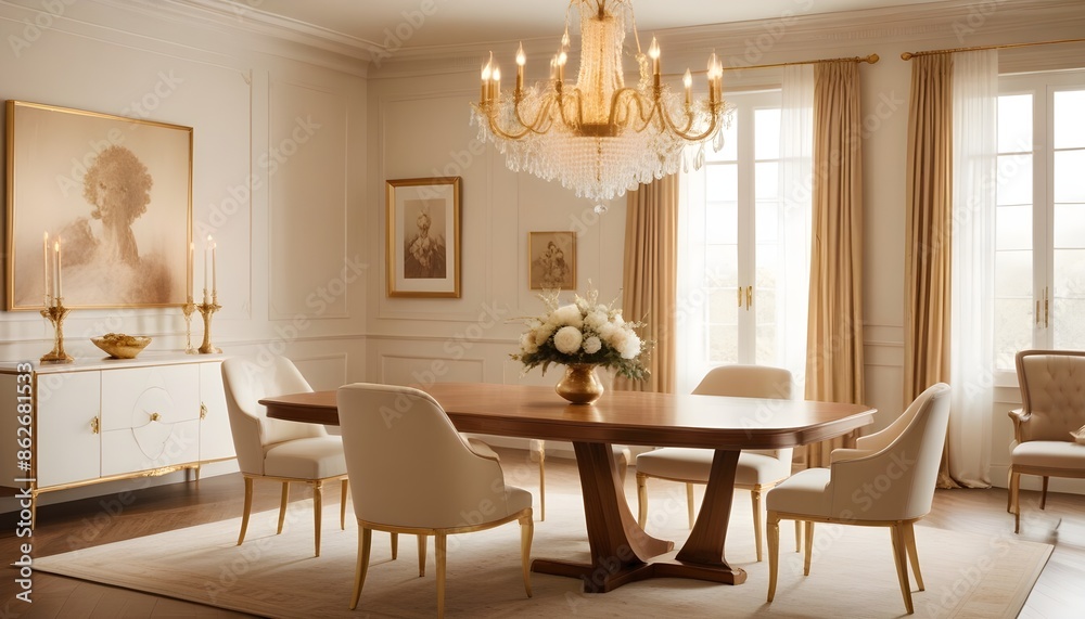 Fototapeta premium Photo interior modern design room 3d illustration