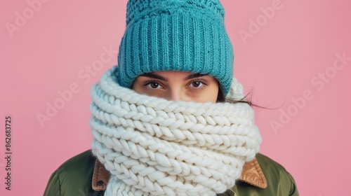 The winter fashion closeup