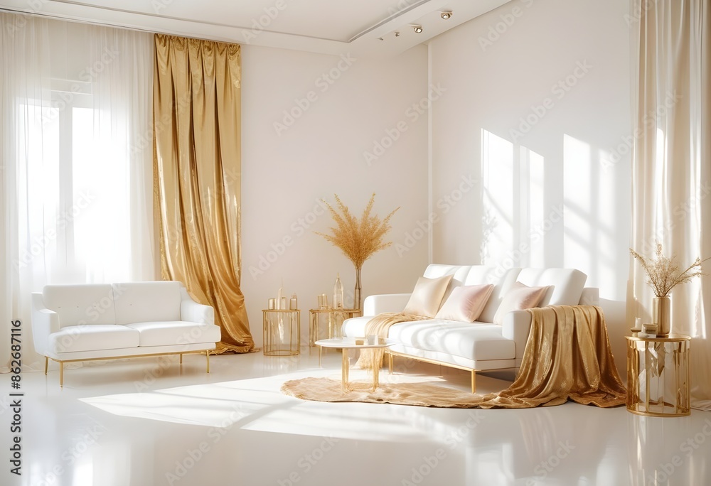 Photo interior modern design room 3d illustration Photo interior modern design room 3d illustration