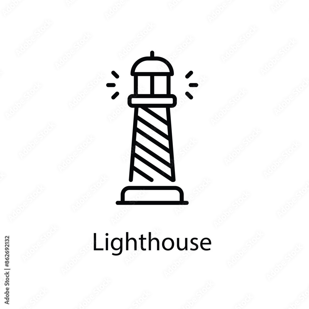 Lighthouse vector icon Lighthouse vector icon