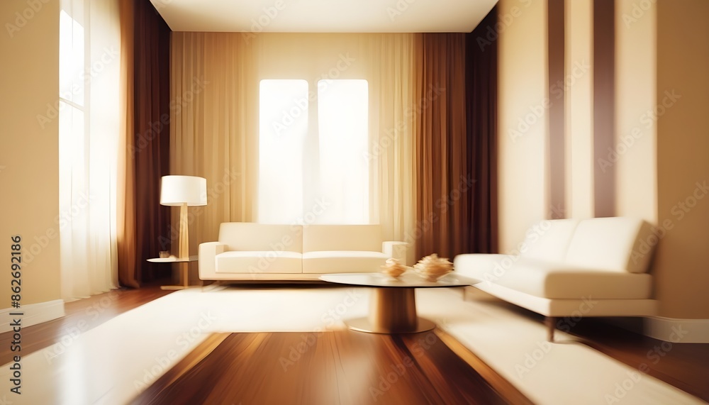 Photo interior modern design room 3d illustration