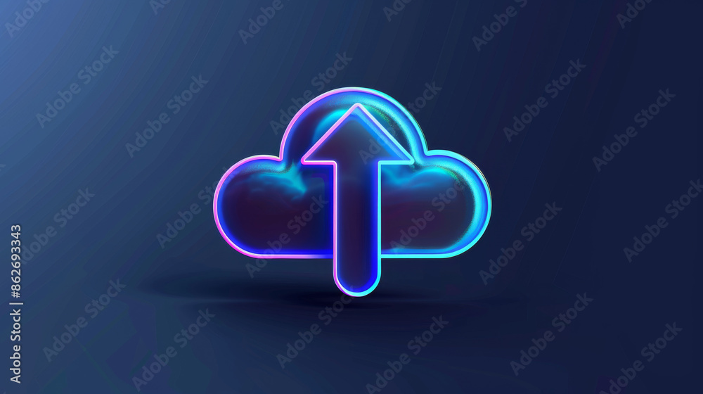 This arrow icon represents uploading to the cloud. It can be used to show that you're transferring data to a cloud storage service, like Google Drive or Dropbox. This arrow icon represents uploading to the cloud. It can be used to show that you're transferring data to a cloud storage service, like Google Drive or Dropbox.