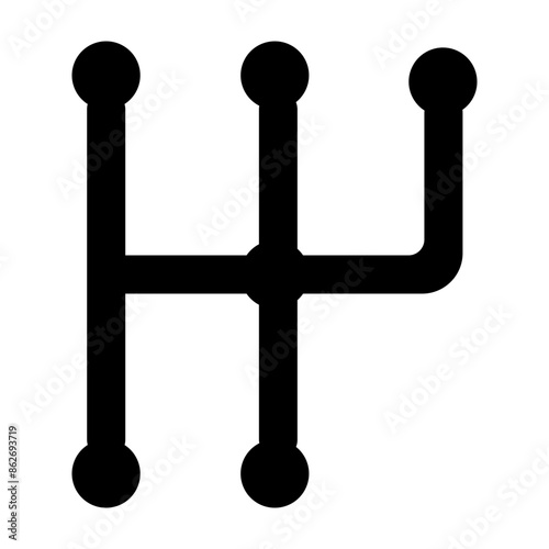 Transmission glyph icon