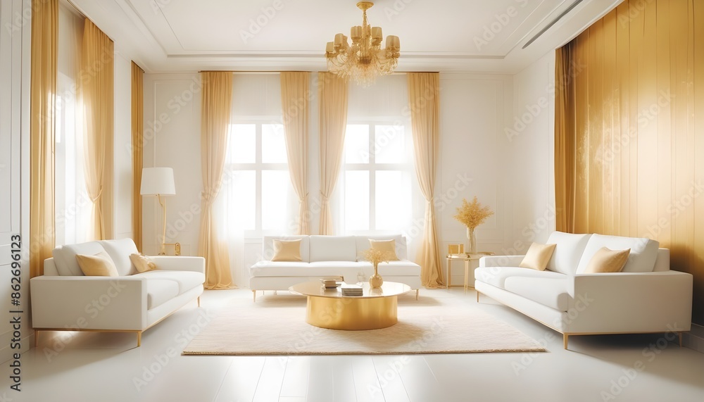 Photo interior modern design room 3d illustration Photo interior modern design room 3d illustration