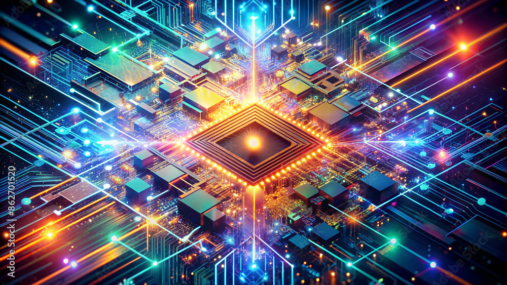 Images that express the complexity and dynamism of Quantum Computing. Images that express the complexity and dynamism of Quantum Computing.