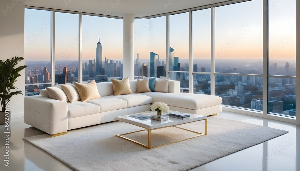 Photo interior modern design room 3d illustration Photo interior modern design room 3d illustration