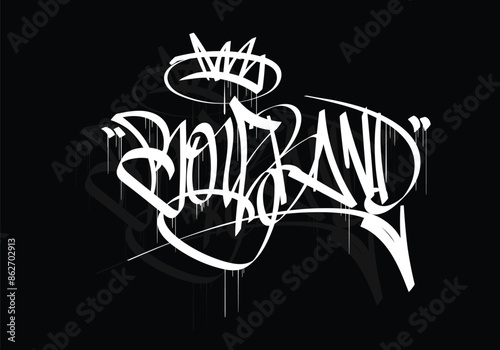 Fotografie BOYBAND graffiti tag style design
