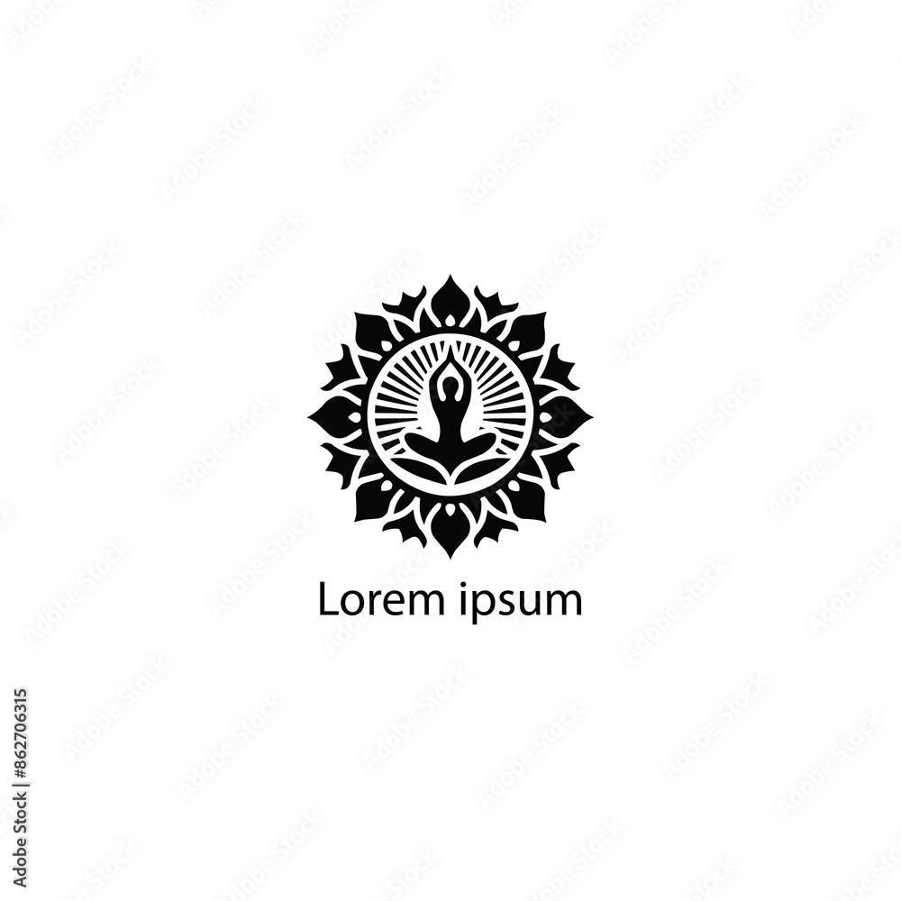 Fototapeta premium A Yoga Logo Design