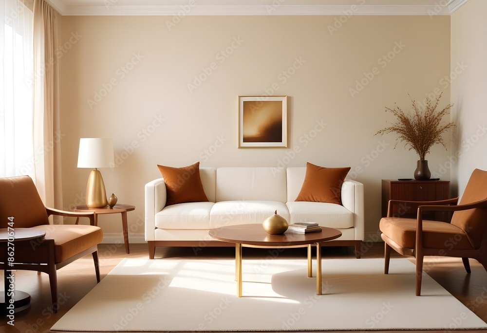 Photo interior modern design room 3d illustration Photo interior modern design room 3d illustration