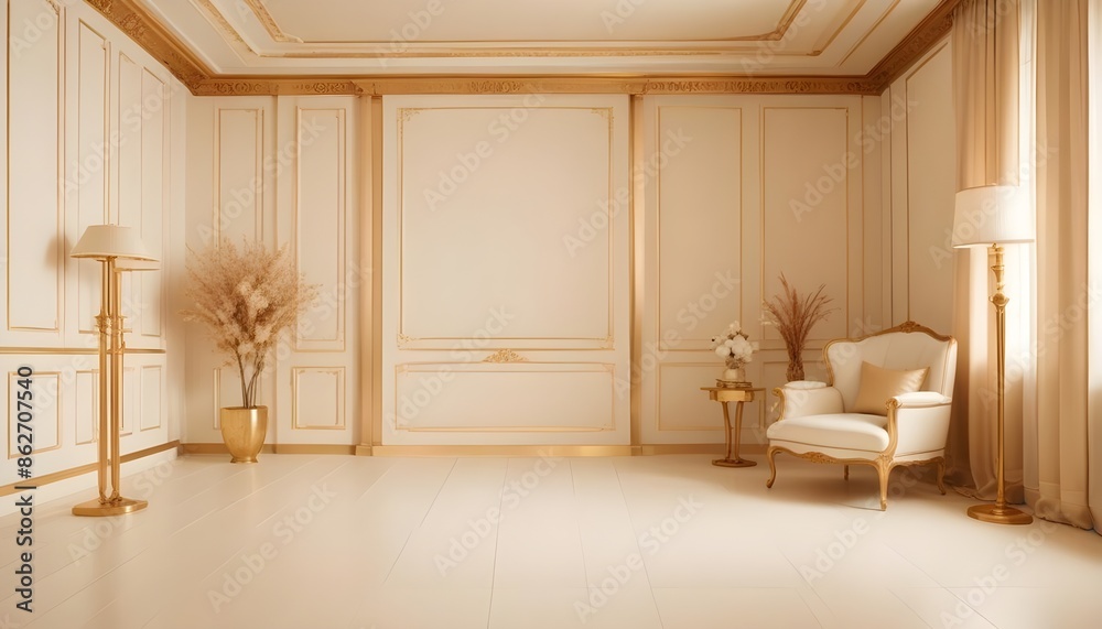 Photo interior modern design room 3d illustration Photo interior modern design room 3d illustration