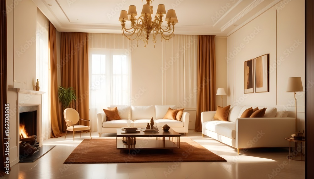 Photo interior modern design room 3d illustration Photo interior modern design room 3d illustration